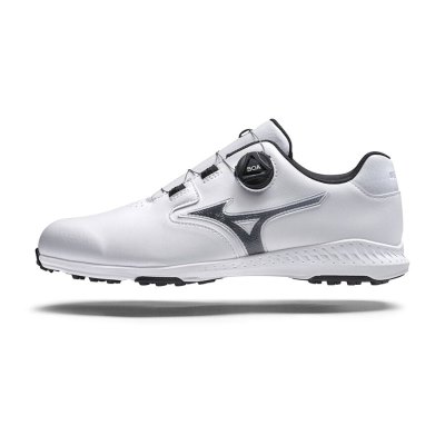 Zapatillas De Golf Mizuno Nexlite Gs Spikeless Hombre Blancos / Plateados - Chile M716EULIPR